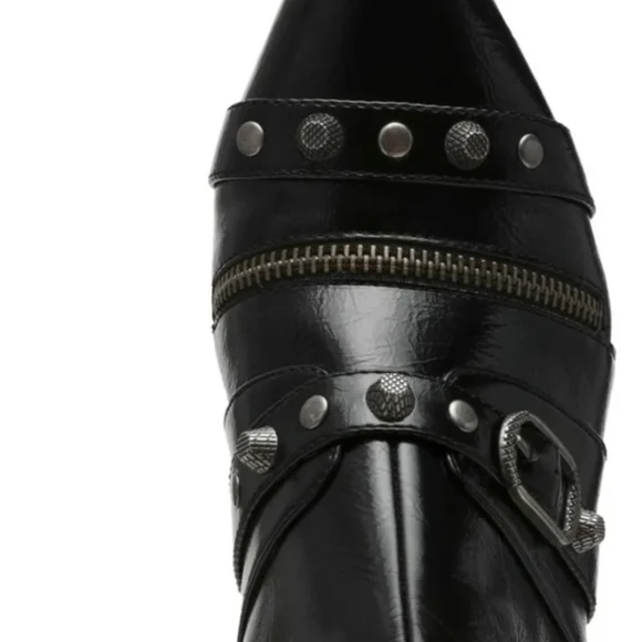 💞🧡Womens Wild Pair Glossy Black Knee-High Boots - Size 10 - 2.5" Heels💞💛 - Picture 4 of 8